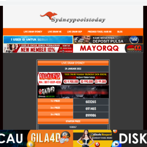 Live Draw Sydney Tercepat Hari Ini – Live SDY Pools Indonesia