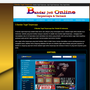 8 Bandar Togel Online Terbaik Terpercaya Terbesar Di Indonesia