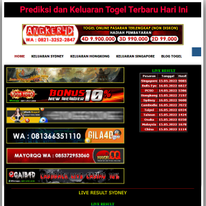 Prediksi Togel Online Hari Ini Toto Macau, Toto Online Terbesar HK Pools