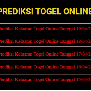 prediksi togel online
