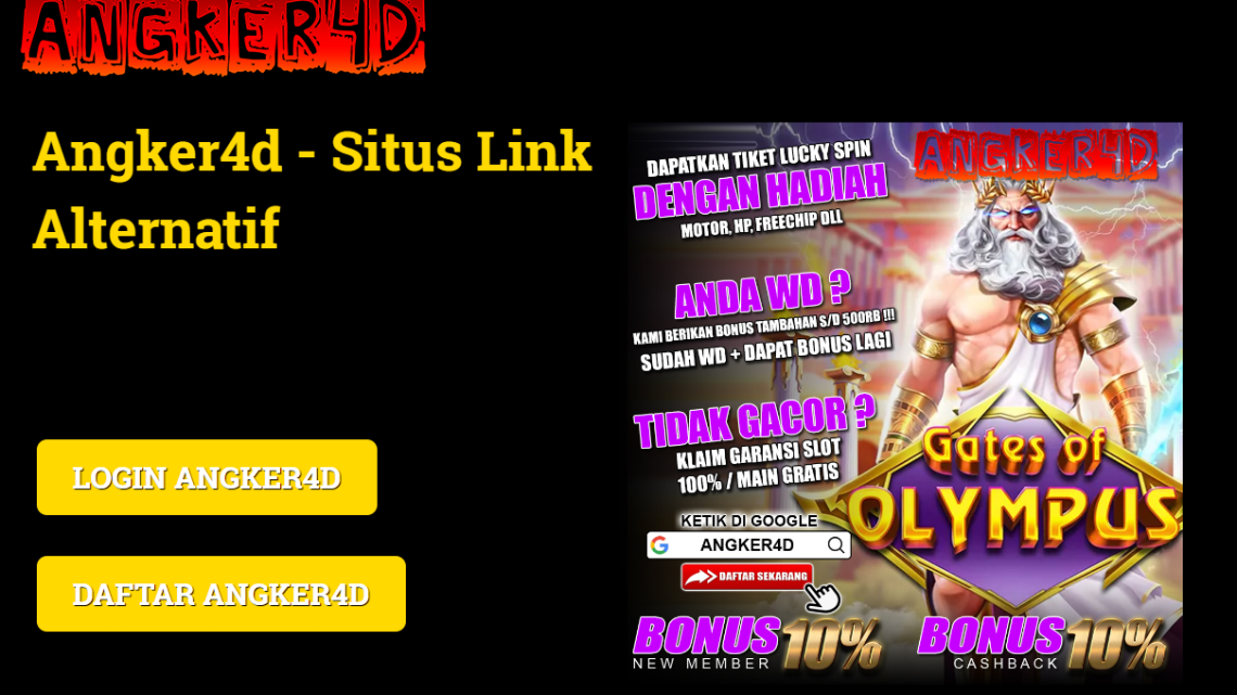 Ambil Bonus di Situs Angker4d Rtp Live Slot untuk Kepuasan Berjudi